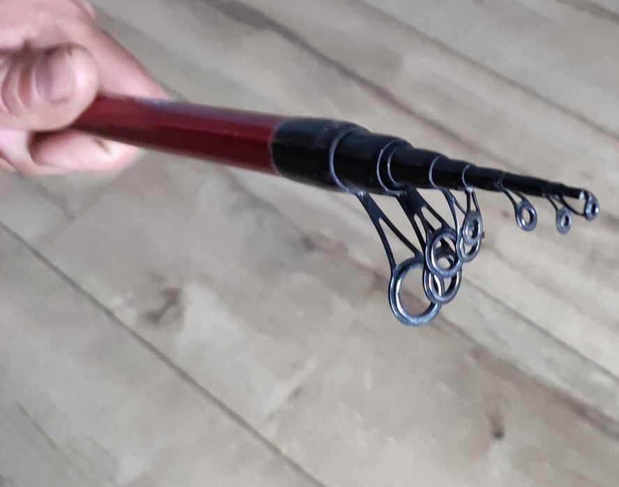 wyjątkowa wędka TELE match 3.9m + kołowrotek OKAZJA