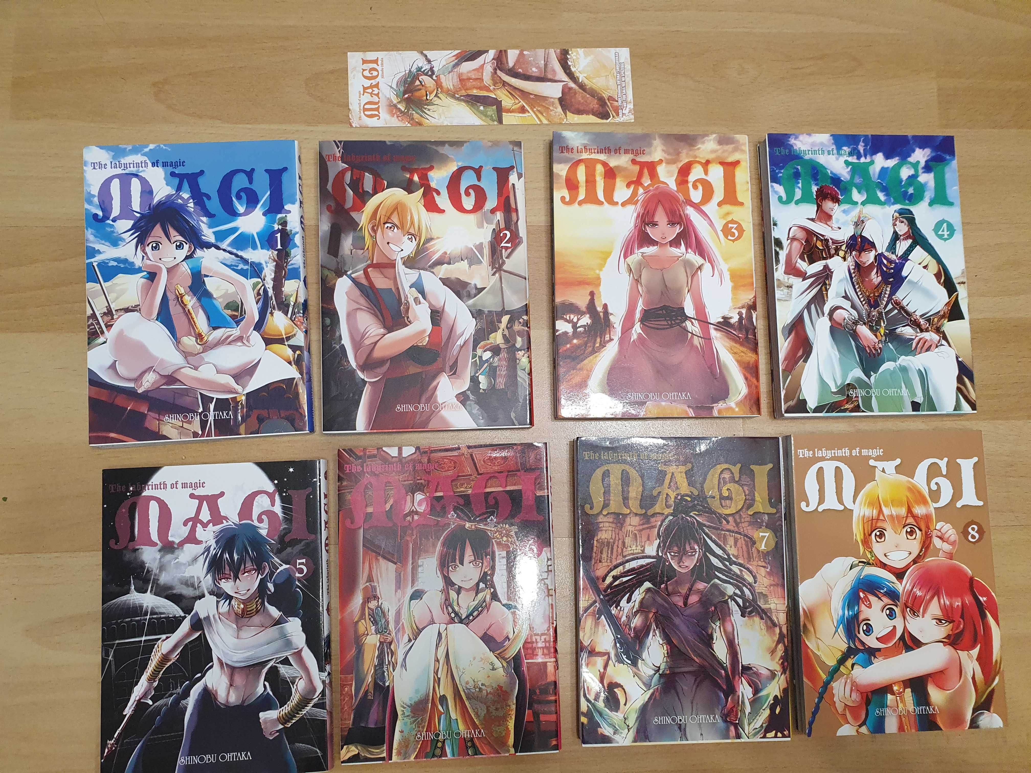 Manga Magi The Labirynt of Magic - tomy 1-11 + zakładka
