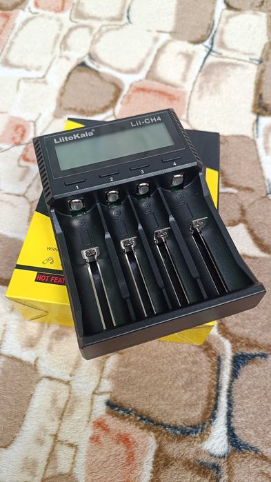 LiitoKala Lii-CH4 18650 26650 21700 АА зарядка батарей акумуляторів