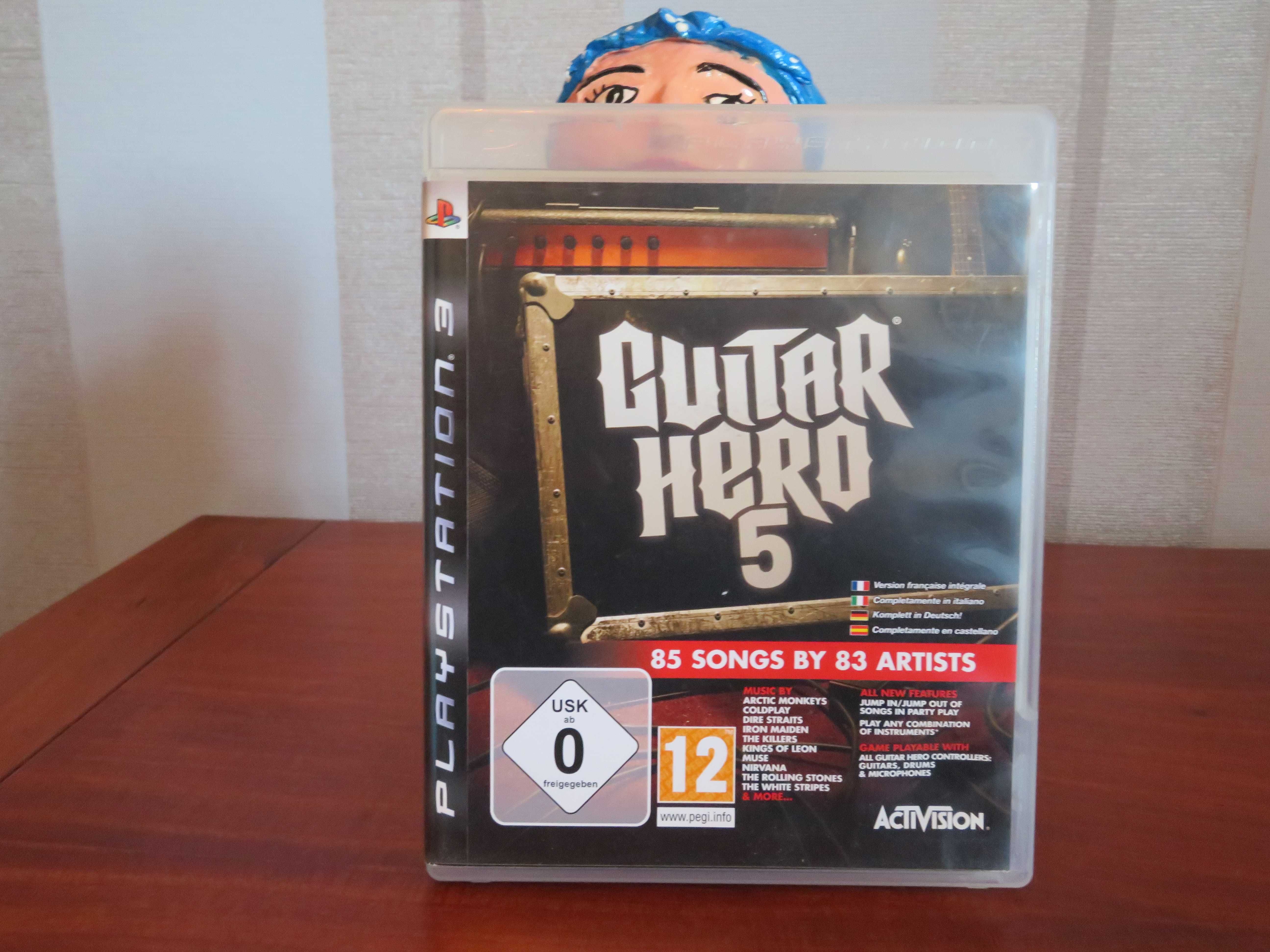 Jogos FIFA, UFC, Guitar Hero, Band Hero PS3