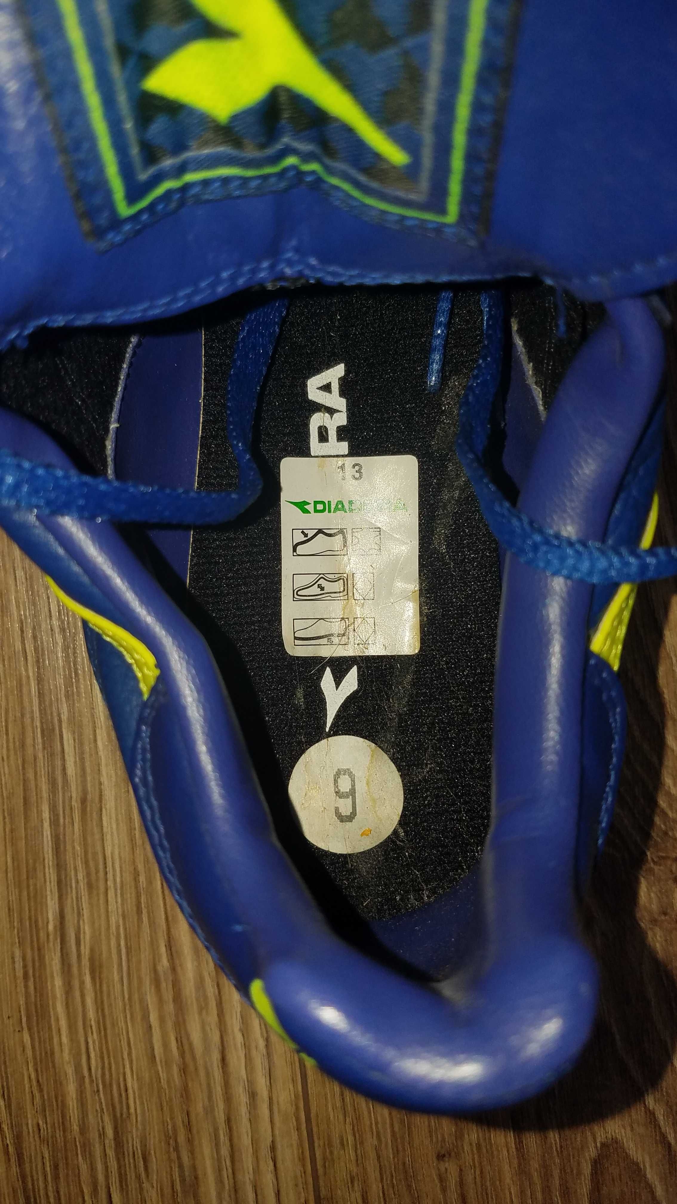 Buty Diadora Club PRO SG EUR43 27.5cm wkręty korki Skóra* na trawę UK9