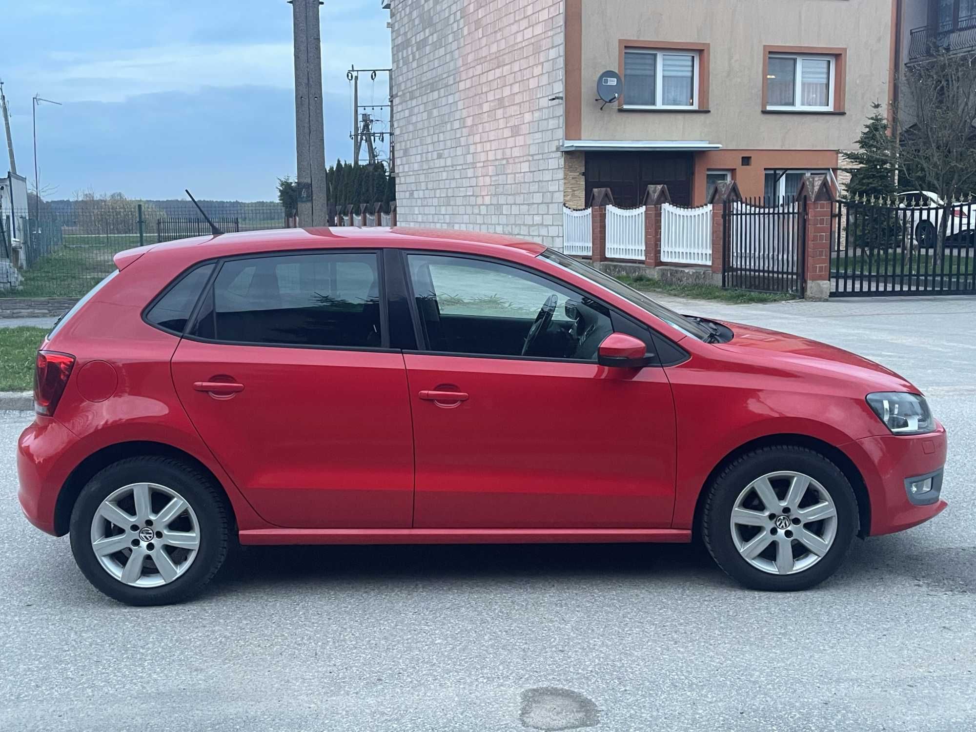 Volkswagen Polo 1.6 TDI 90KM 2010r Highline, 5-drzwi, Półskóry, Klima