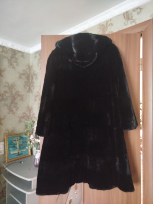 Шуба жіноча еко мутон 58