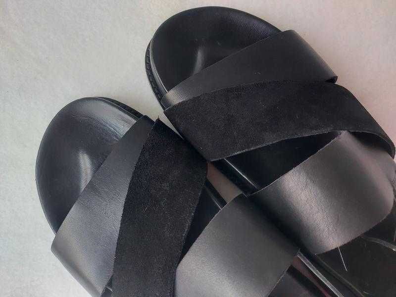 Шкіряні босоніжки сандалі jigsaw kami leather sandals