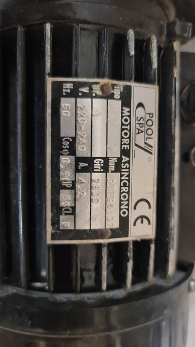 Pompa wody do wanny z hydromasażem PolSpa silnik