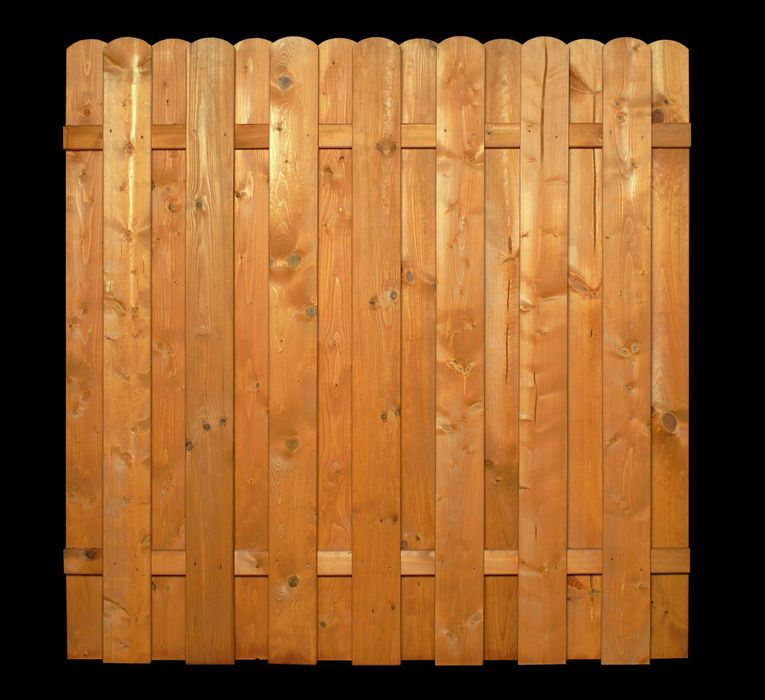 Płot VALAS sztachetowy, antracyt, 180x180cm - drewniany, deskowy