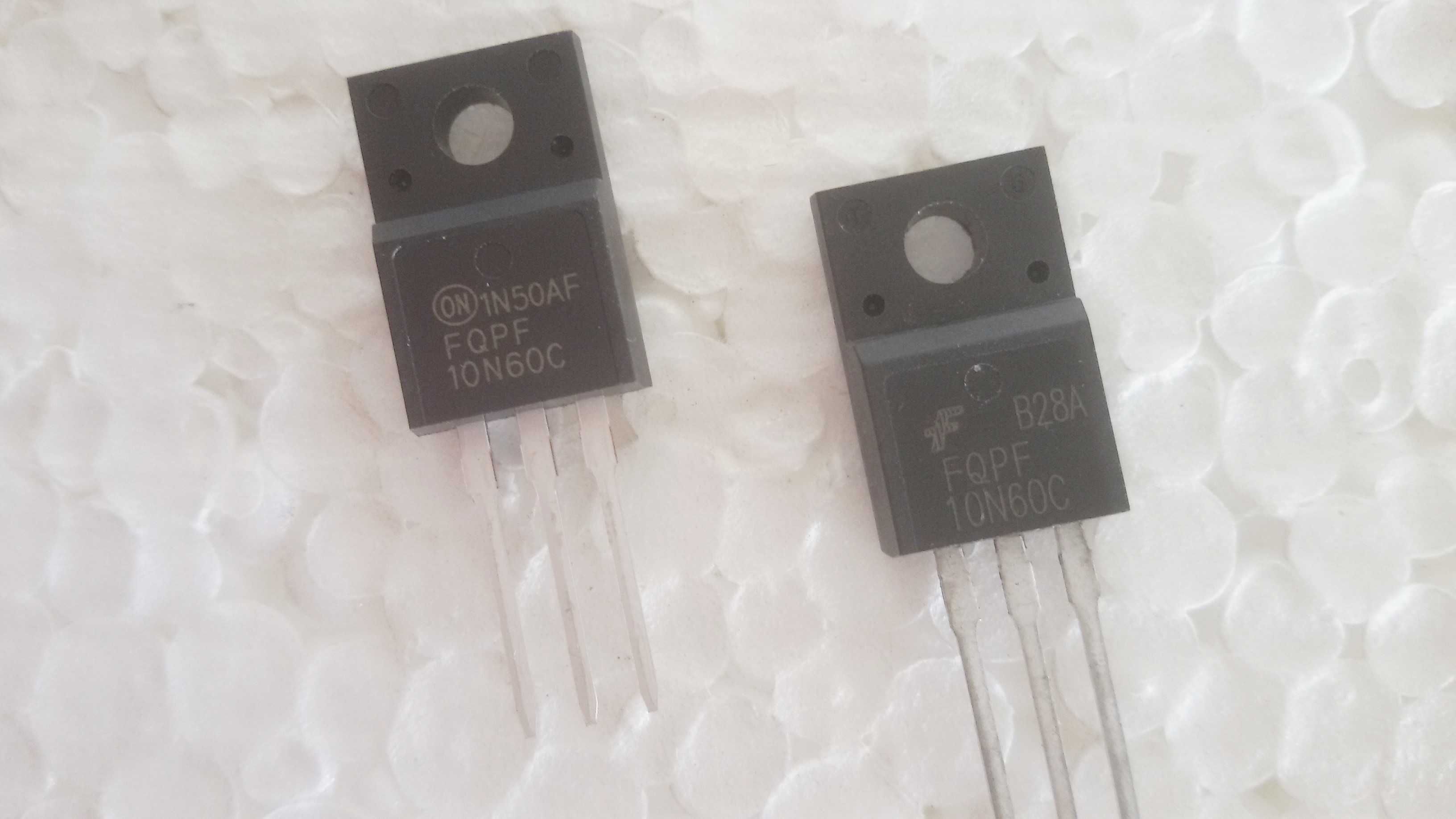 Транзисторы полевые FQPF10N60C (цена за две ед.)