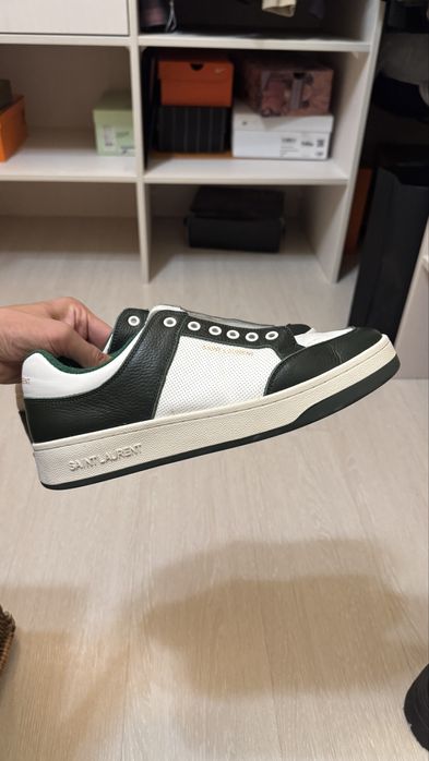 Saint laurent кеди 44 розмір. Темно зелені