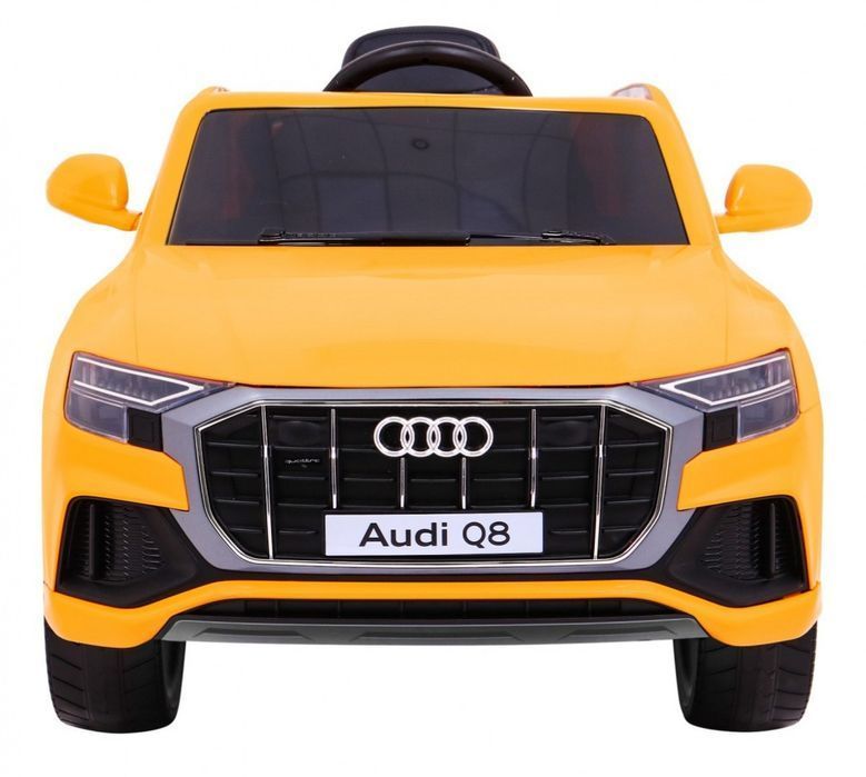 Audi Q8 Lift Na Akumulator Dla Dzieci Żółty Pilot Eva Wolny Start Mp3