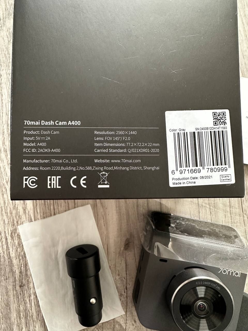 Відеореєстратор Xiaomi 70mai Midrive А400