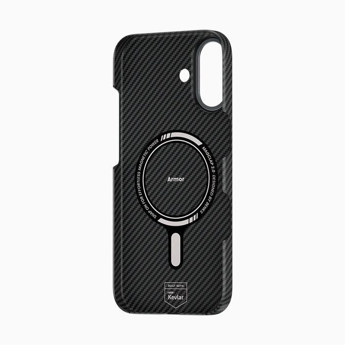 Etui Armor Air Kevlar Metal Frame 600D (0067) do Iphone 17 czarny