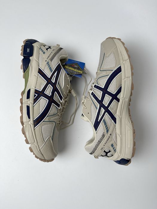Термо мужские кроссовки Asics Gel Kahana 8 бежевие