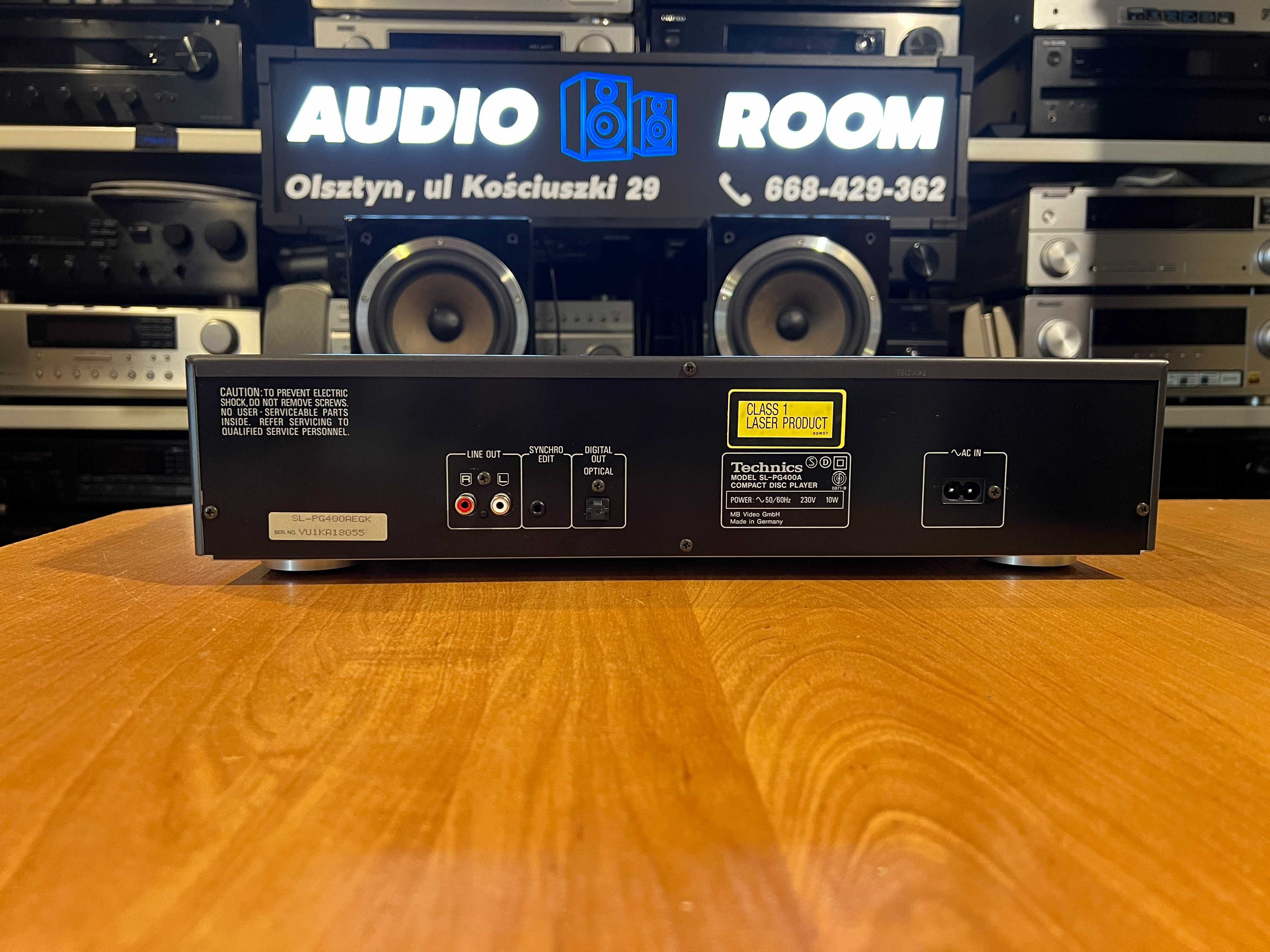 Odtwarzacz płyt CD Technics SL-PG400A Audio Room