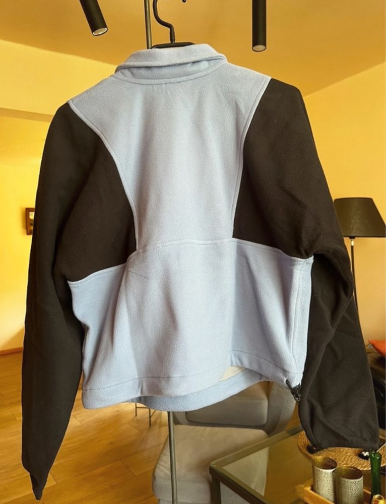 The North Face Attitude Zip Kurtka Z Polaru Baby Blue Black S