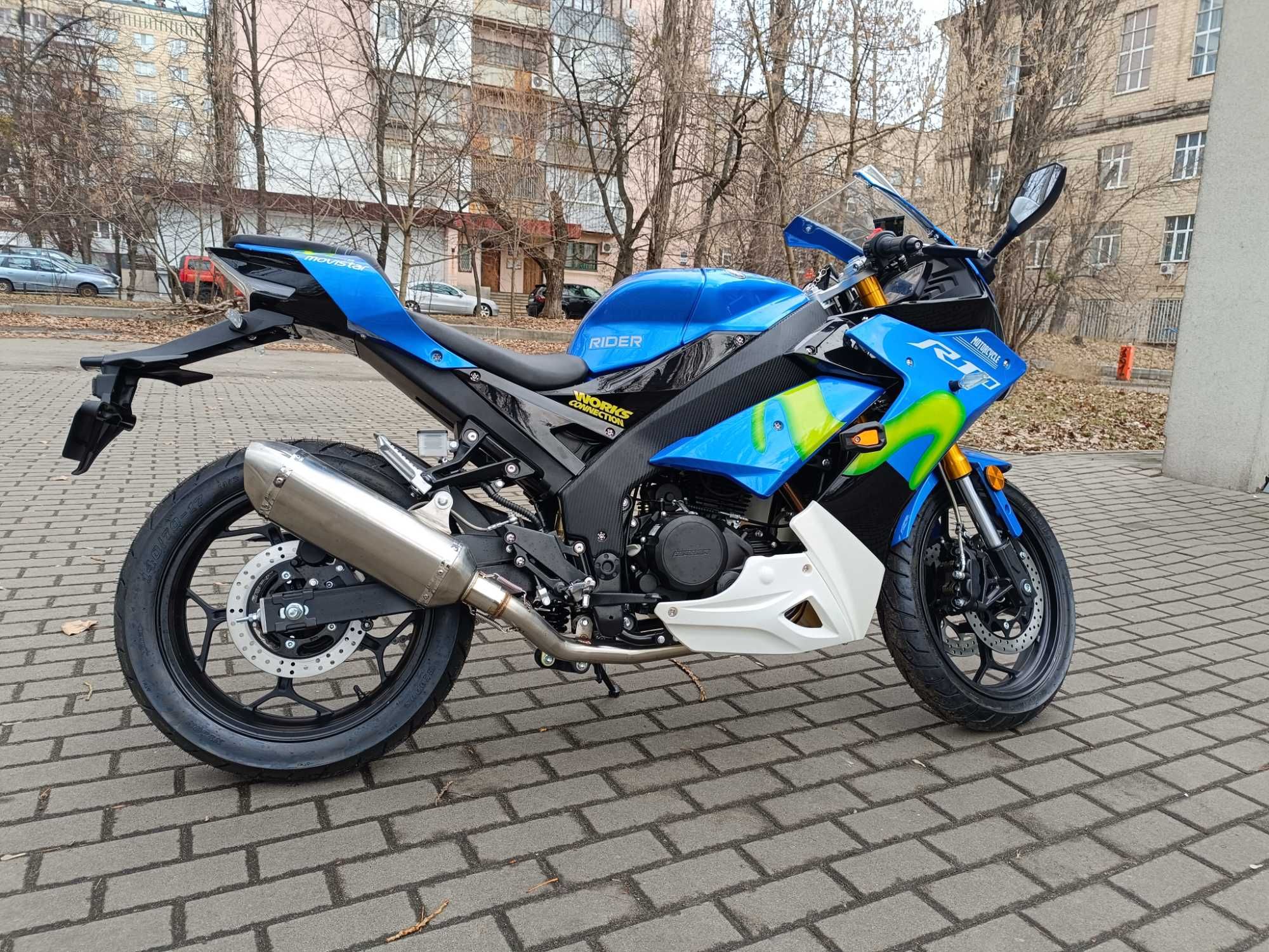 мотоцикл спорт RIDER R1M 250CC не Zongshe Доставка/Кредит/Гаратнія