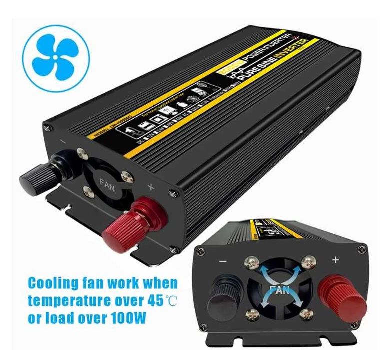 Инвертор преобразователь 24В/220в, 8000W