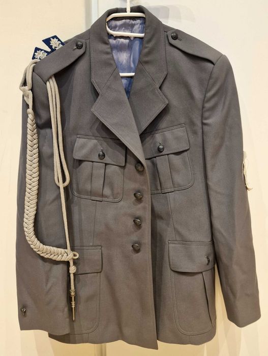 Unikat- nowy mundur milicji, PRL 89', rozm. 104-170, orzeł bez korony