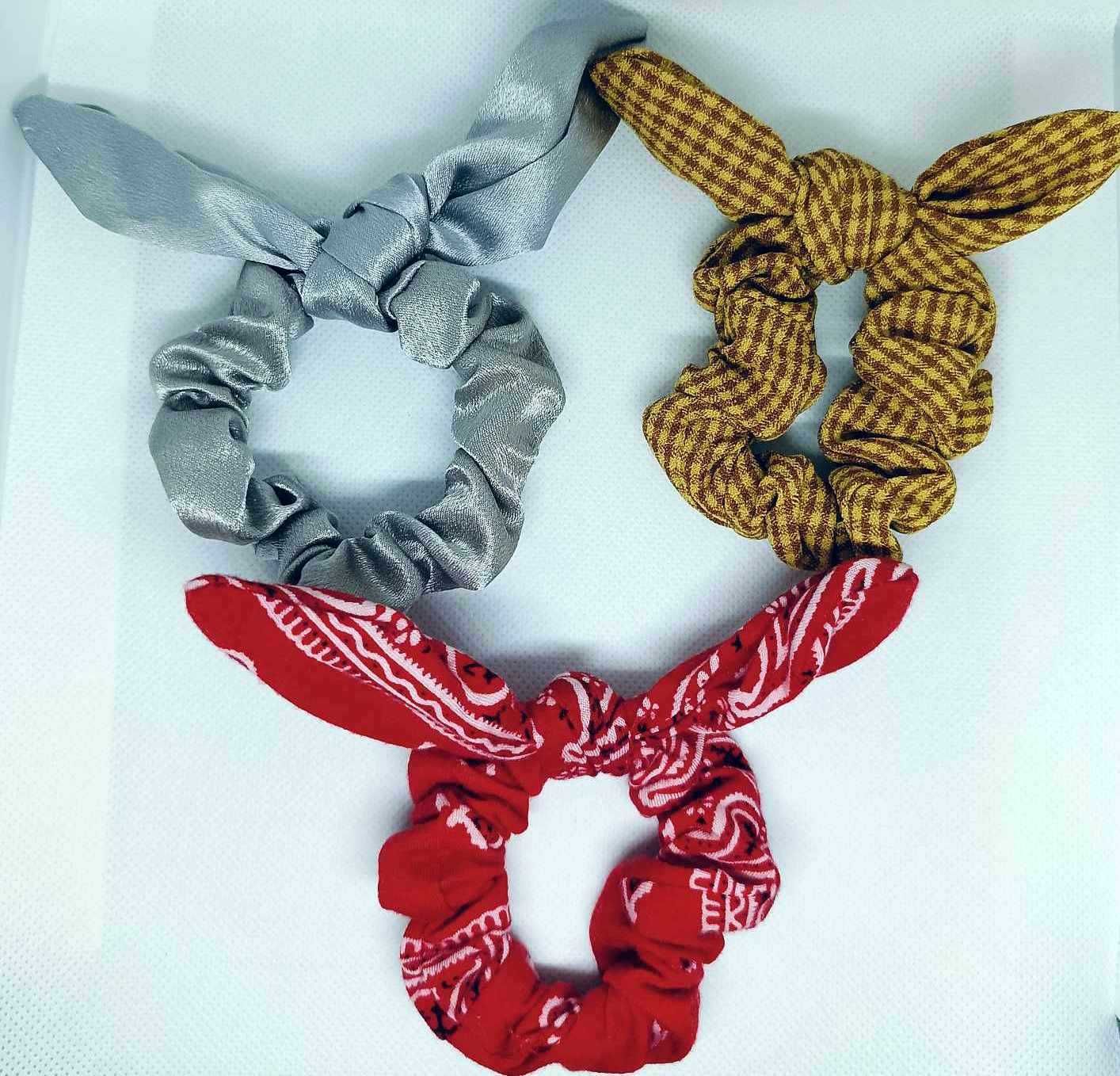 Duży zestaw, damskie akcesoria do włosów gumki, frotki, scrunchie