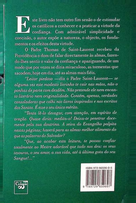 O livro da confiança