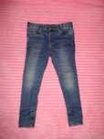 Крутые skinny синие джинсы скинни на девочку 4 5 лет 104-110-116см