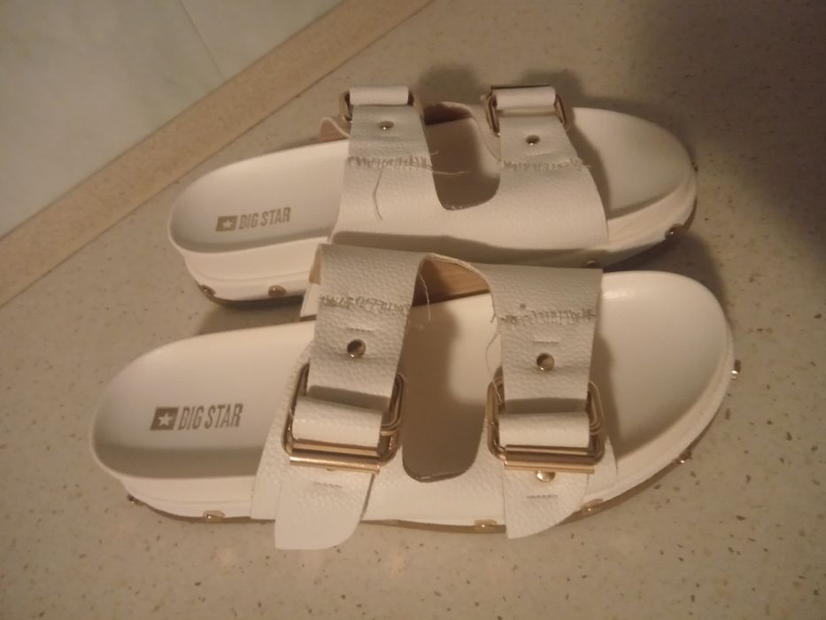 Buty klapki Big Star po naprawie rozmiar 40 wkładka 25 cm