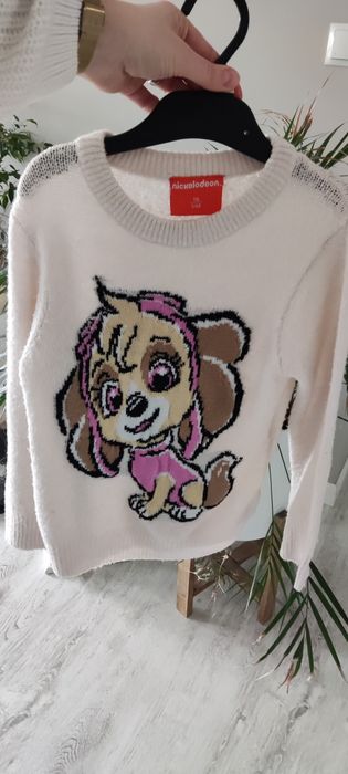 Sweterek skye psi patrol, Nickelodeon, rozmiar 116 (5-6 lat).
