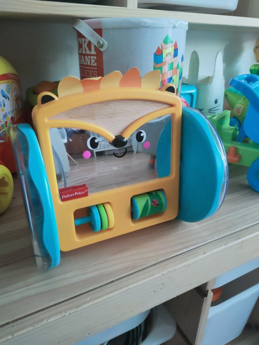 Jeżyk jeżdżący fisher price kolorowe zwierzątka STAN IDEALNY