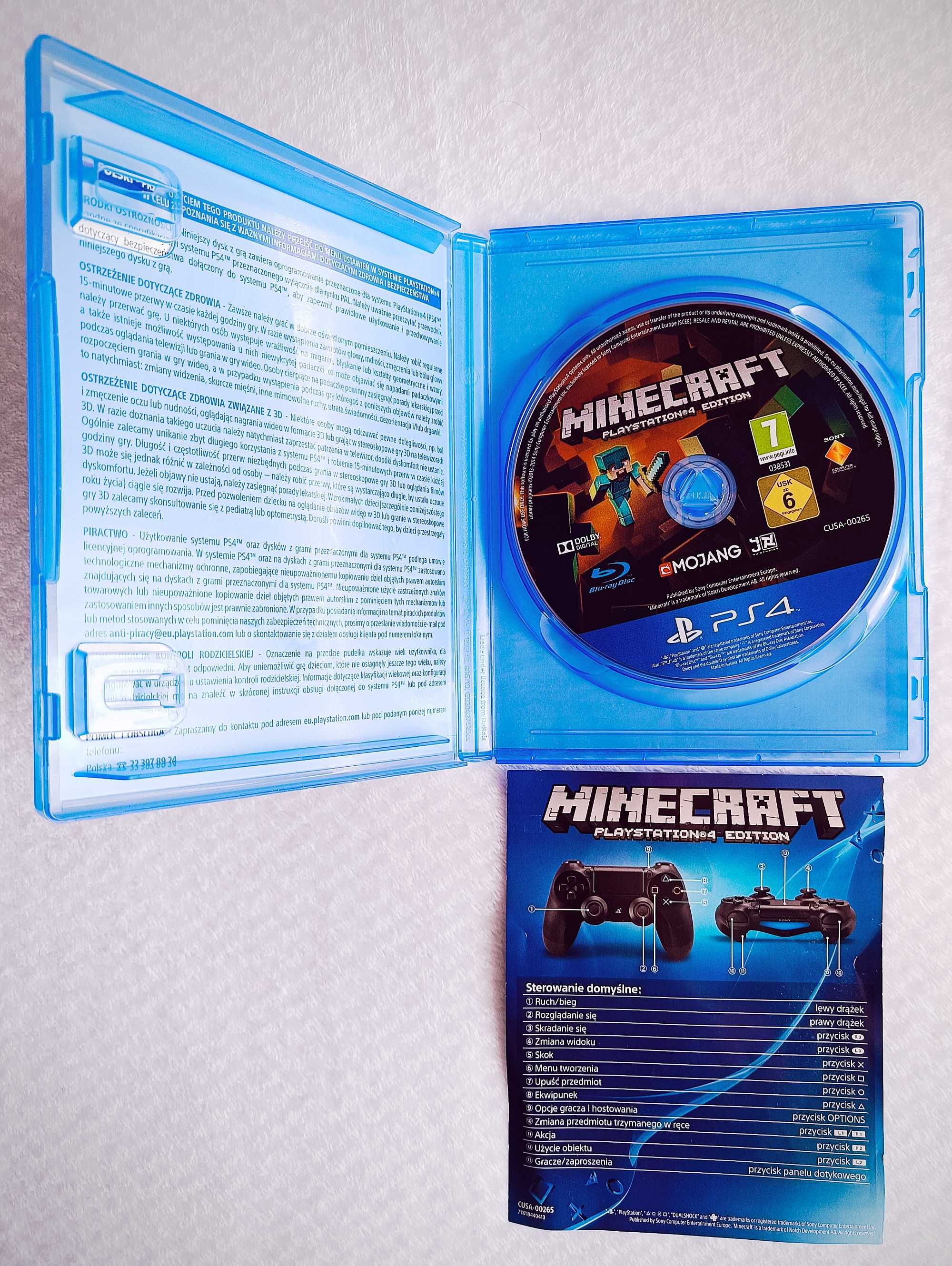 Minecraft PL Napisy PS4