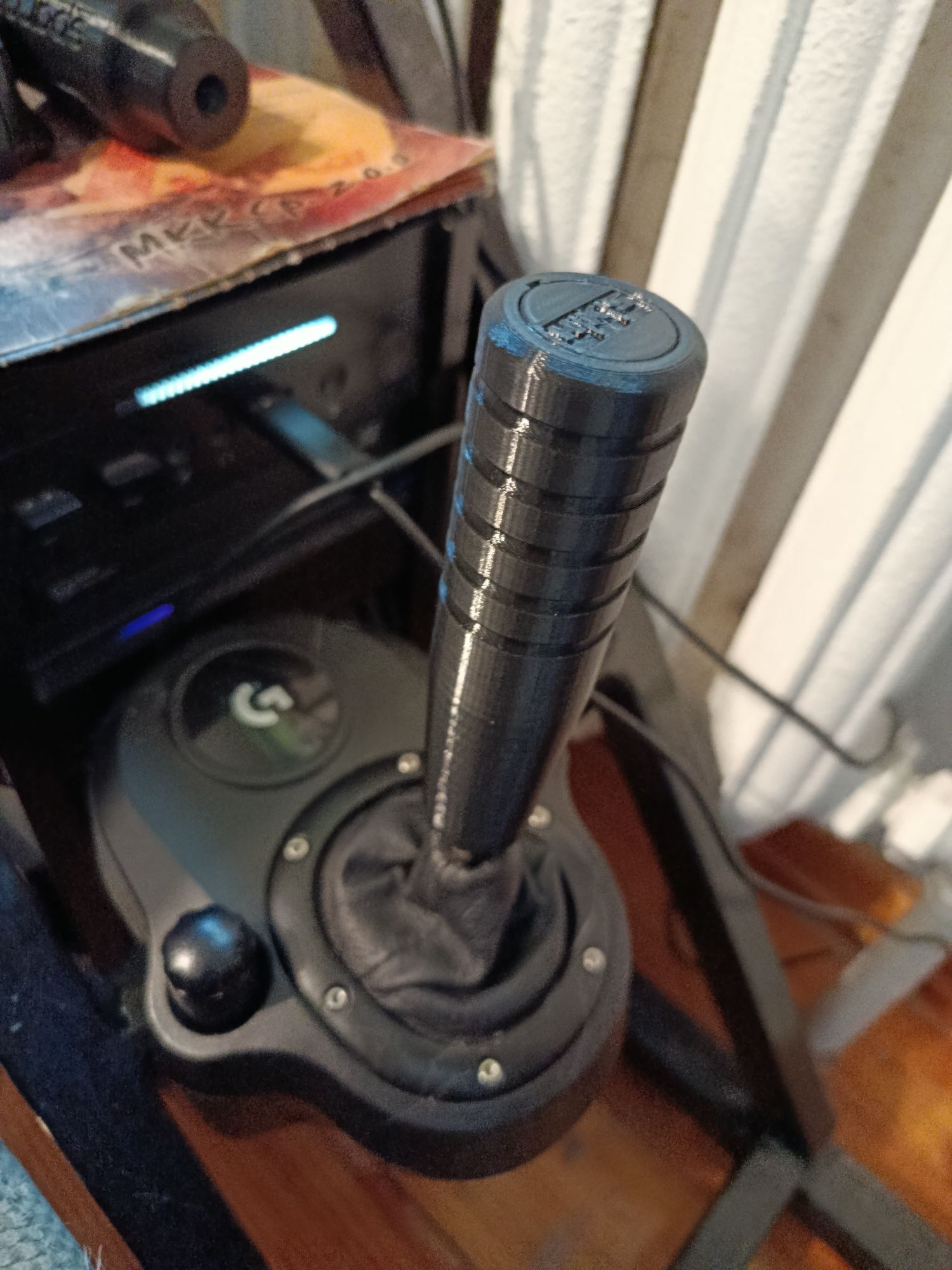 Gałka zmiany biegów  custom 120mm do shiftera Logitech