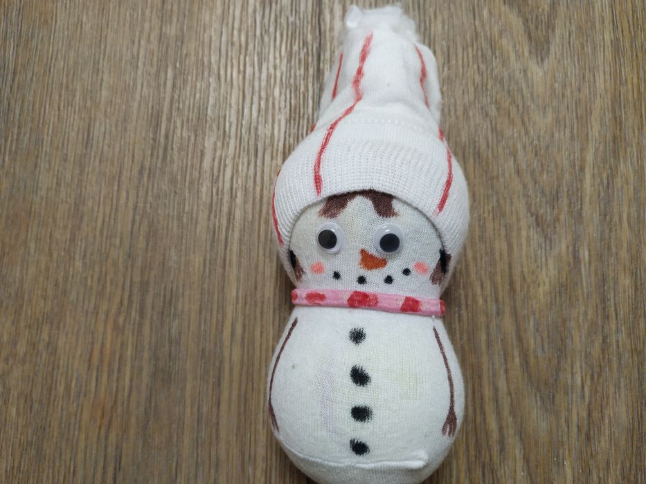 Снеговик ручной работы