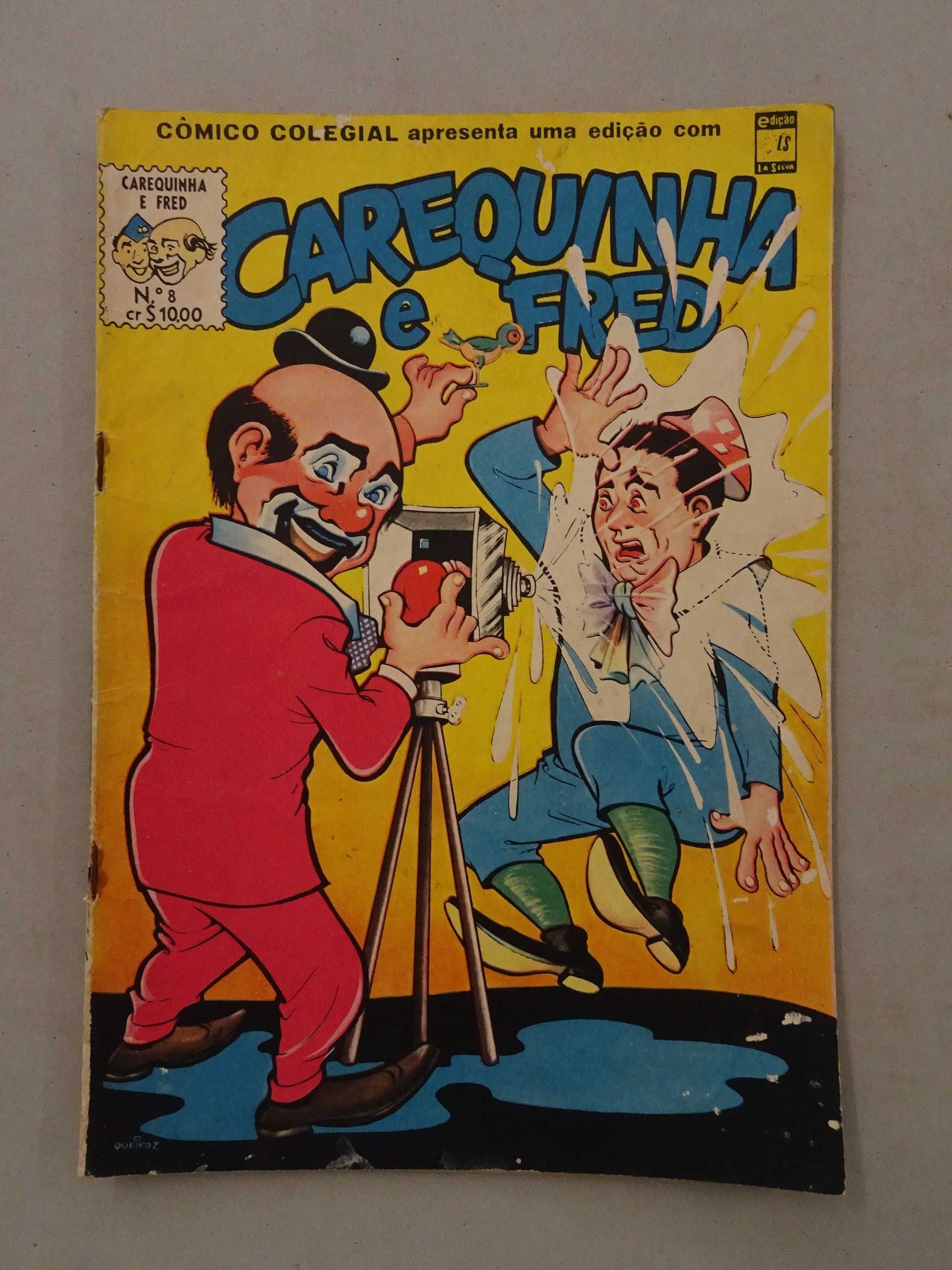 Livro Comico Colegial apresenta Carequinha e Fred 8