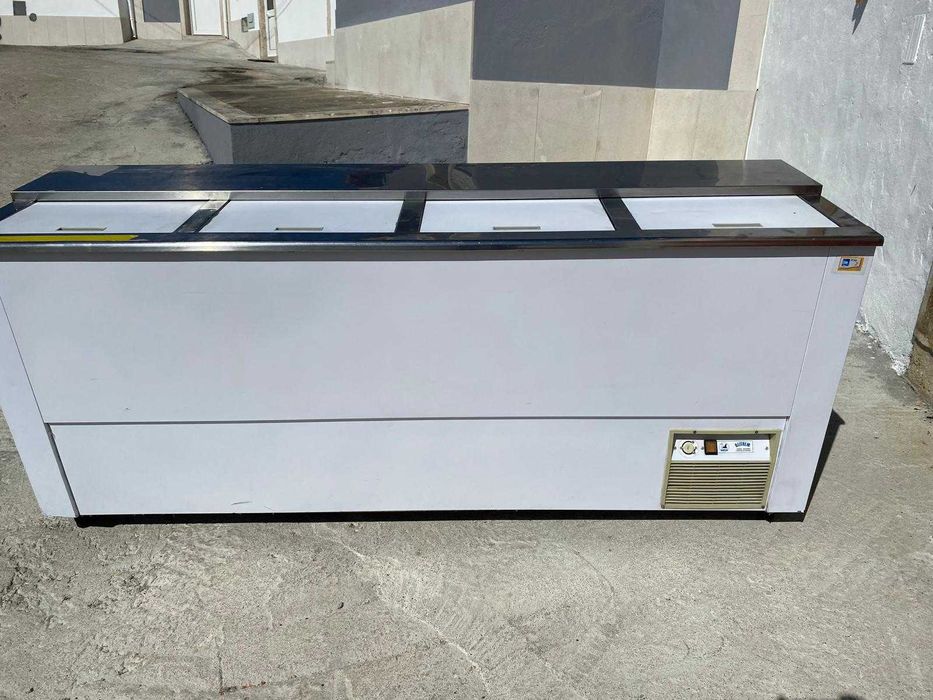 Armário frigorifico / botelheira em inox 4 portas