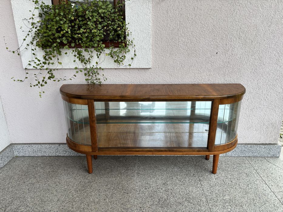 Sideboard/Komoda RTV Art Deco Orzech Vintage Design Lata 60te PRL