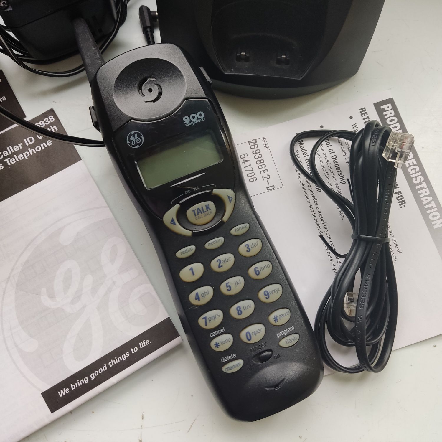 Радиотелефон General Electric - 900MHz Cordless Phone with Caller ID