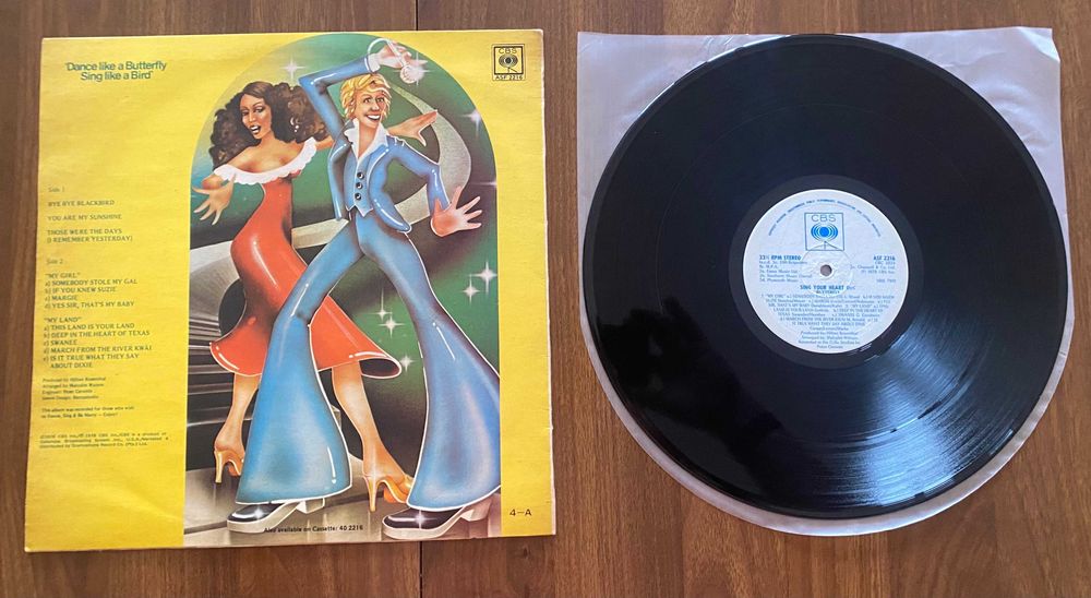 Disco de vinil: Butterfly - Sing Your Heart Out.