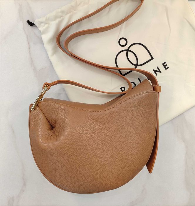 Сумка Polene Tonca Textured Camel