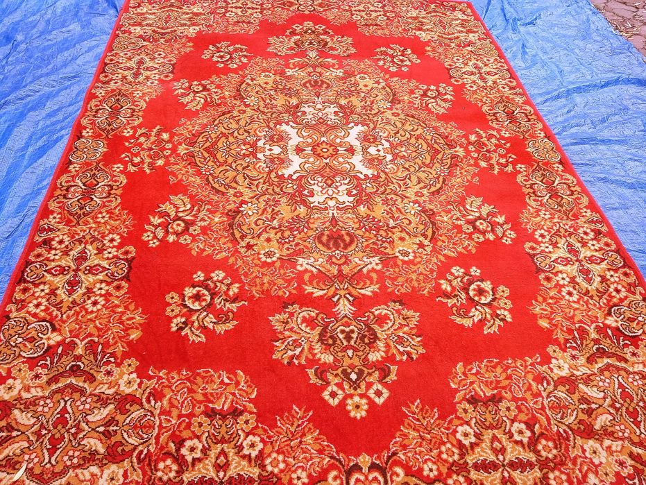 DYWAN 250x350 Wełna 100/ Wyprany wysyłka jak nowy Królewski W1346