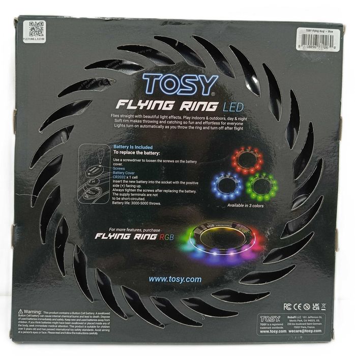 świecący pierścień latający TOSY Flying Ring LED