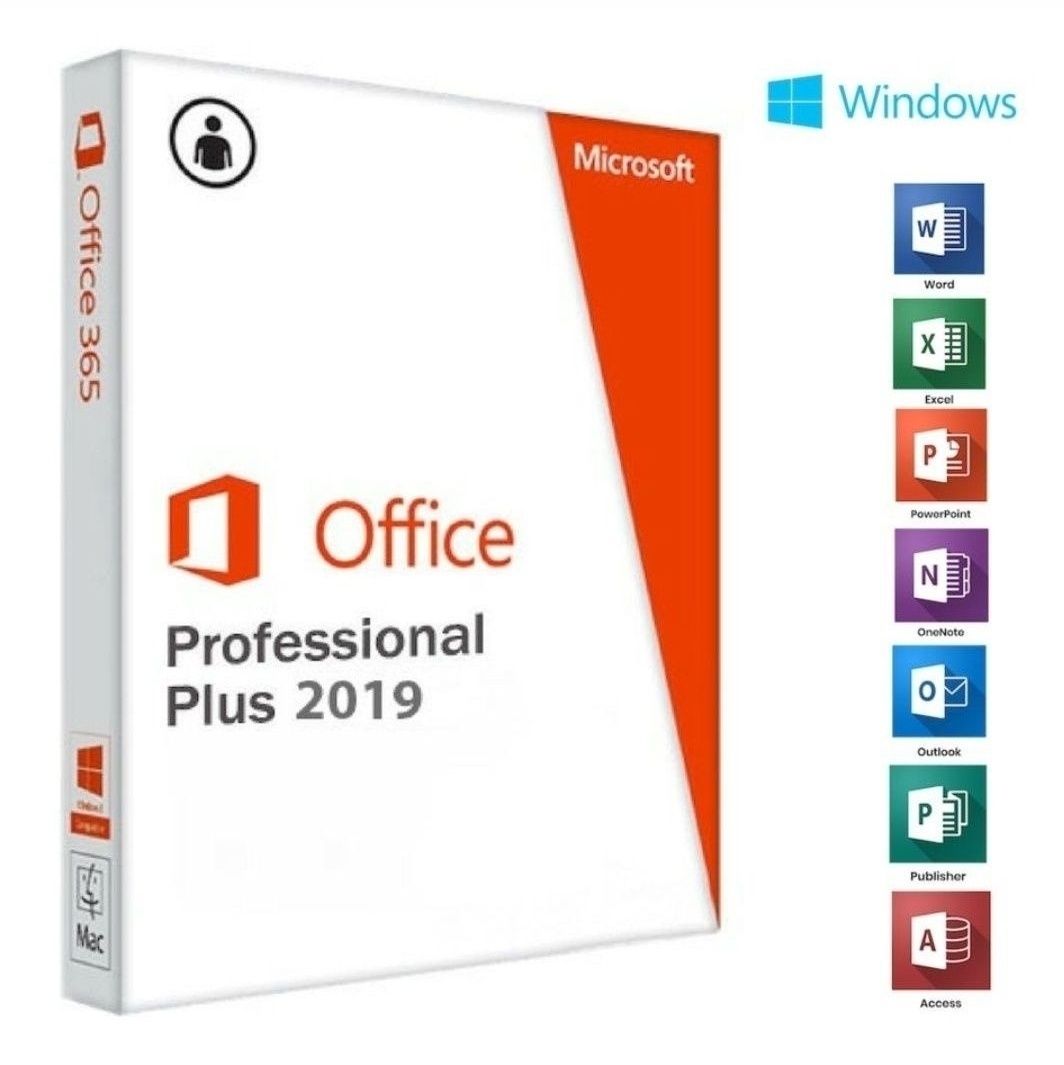 Microsoft Office 2019 Professional Plus Dożywotni (Win/365Mac)