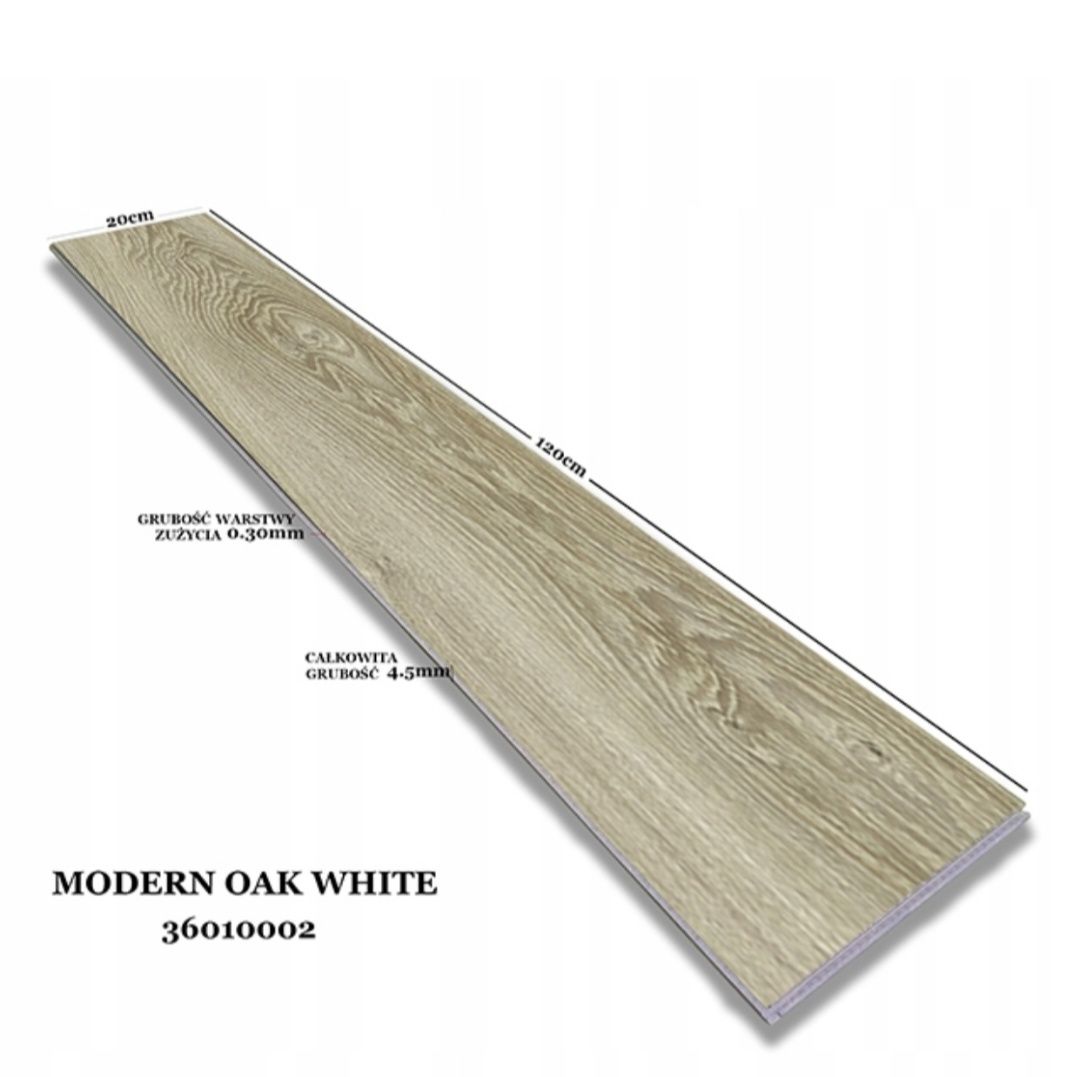 PANELE winylowe Modern Oak White 20x120