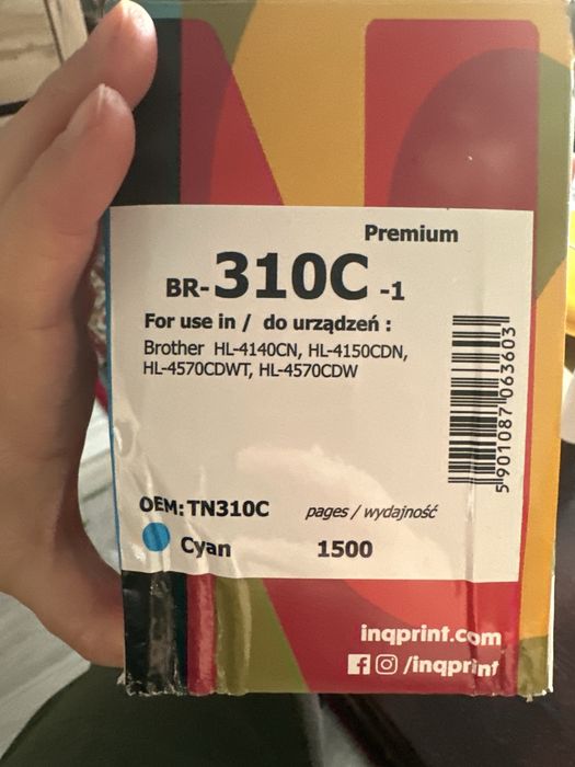 Toner do drukarki Brother niebieski (Cyan)