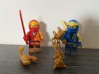 Lego Ninjago Legacy Kai Jay zestaw 2 figurki stan bdb
