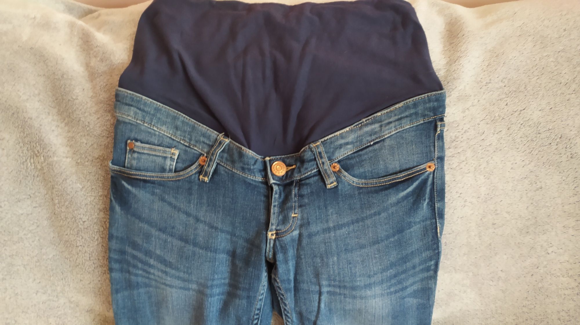 Spodnie ciążowe H&M Mama r. 36 jeansy