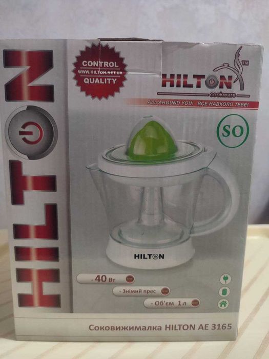 Продам Соковижималка Hilton AE3165 для цитрусових (нова)