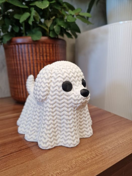 Piesek duszek ozdoba jesienna dekoracja halloween