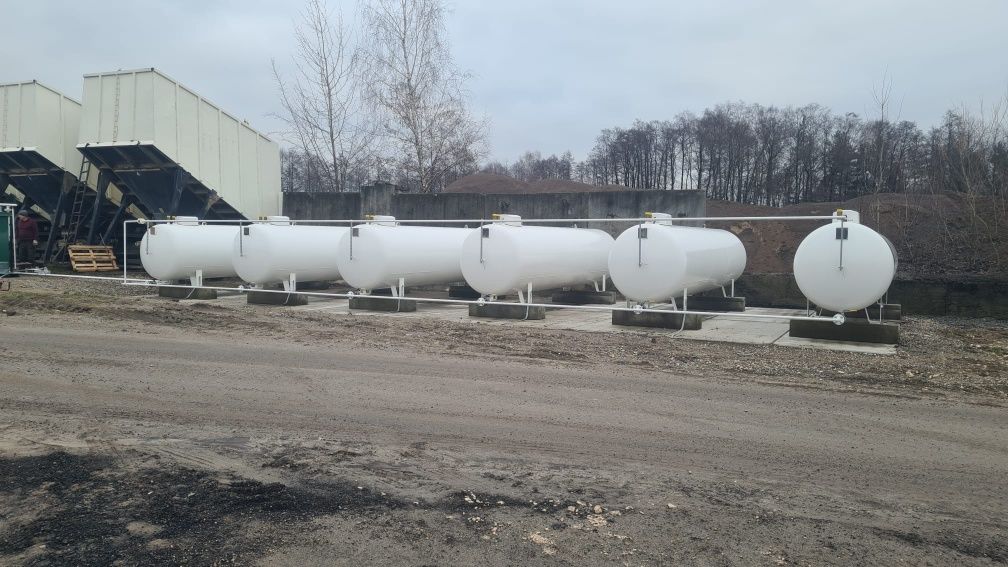 Zbiornik na gaz propan 2700L butla najtańsze ogrzewanie domu