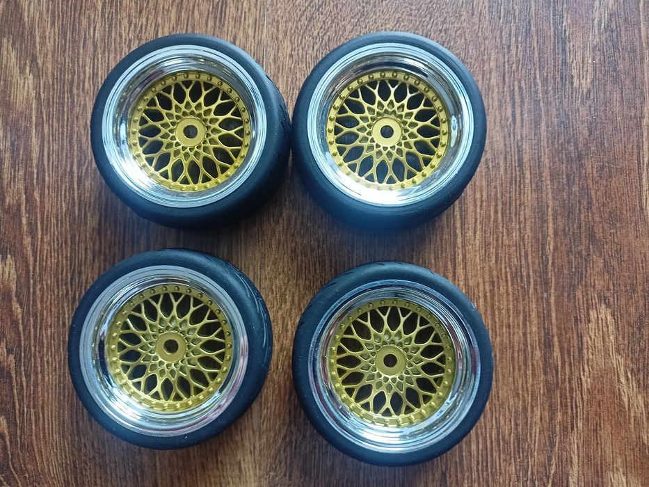 Koła bbs vintage szprychy złote srebrne do modeli RC hpi hsp reely