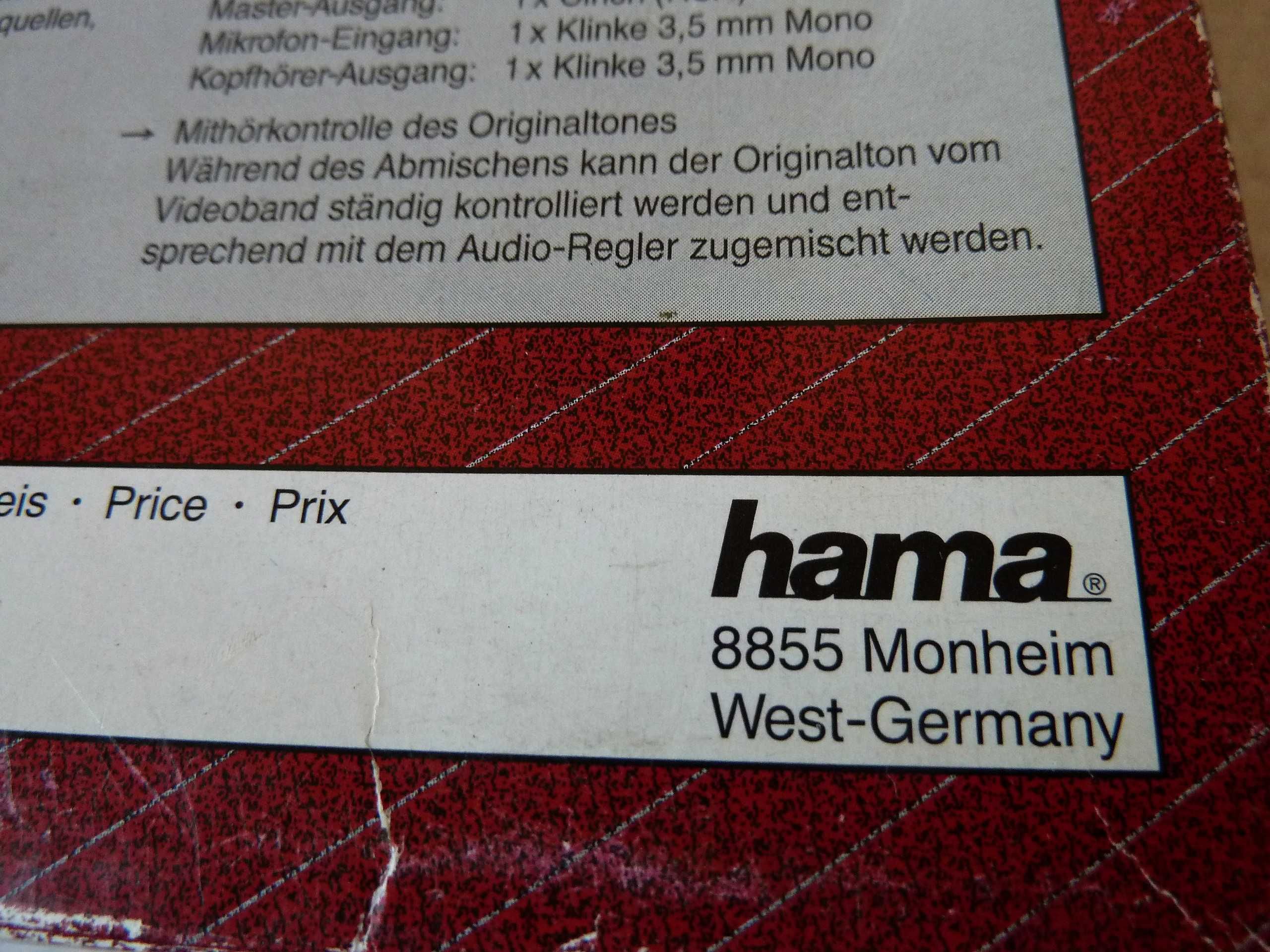 Video Sound Mixer, Hama VSM 512.
