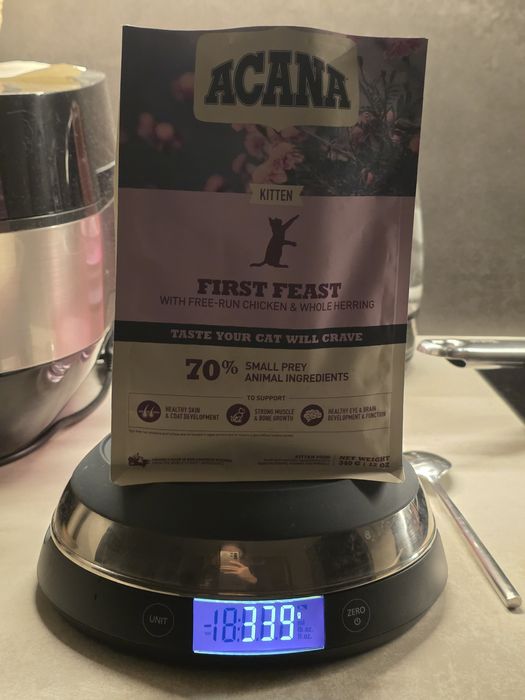 Acana kitten first feast cat корм для кошенят 340 гр

KITTEN

FIRST FE