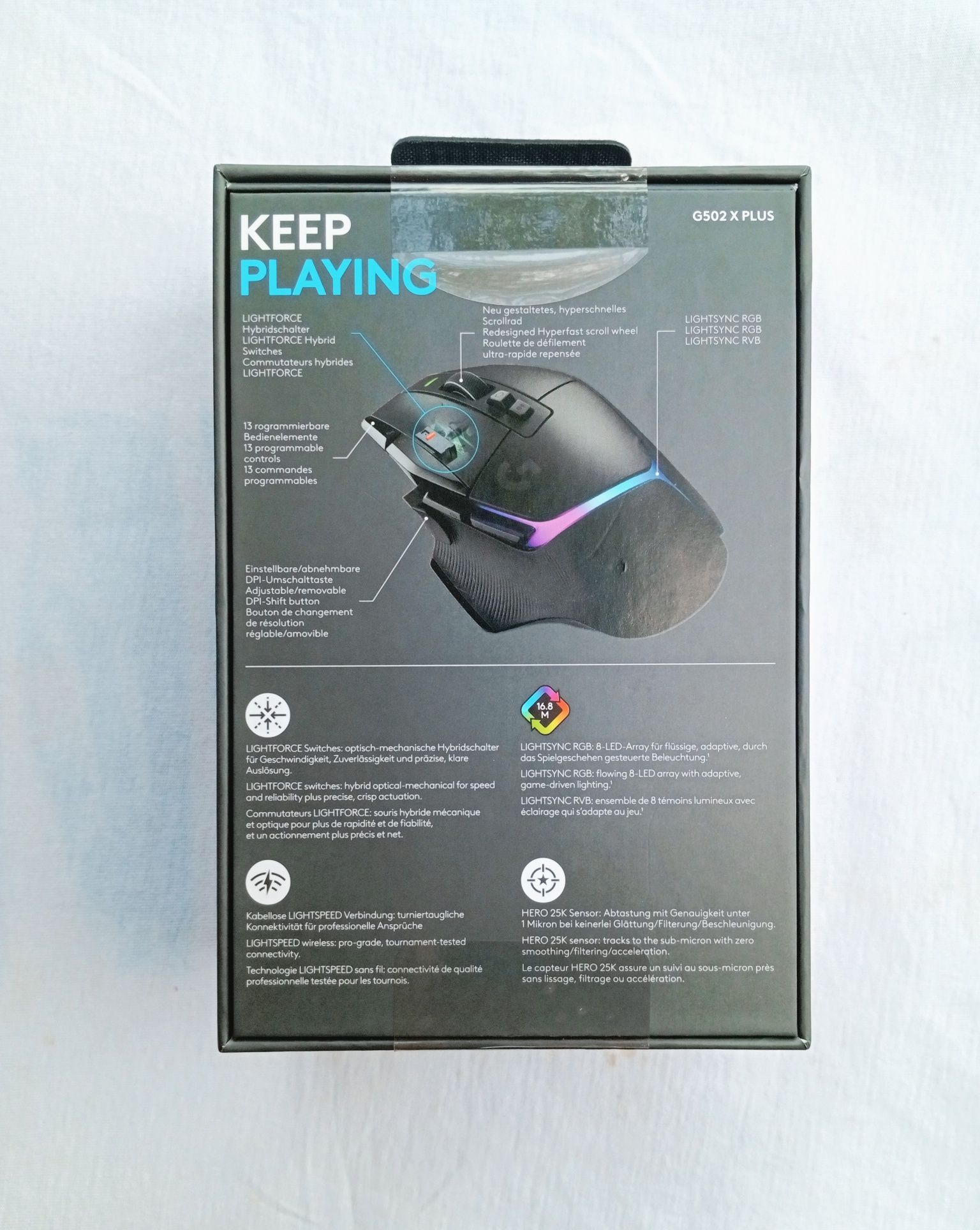 Logitech G502 X Plus Czarna